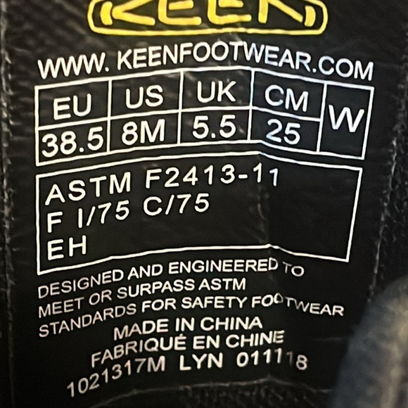 Keen Utility Composite Toe Boots size 8M main image 6